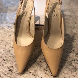 Coach new leather pumps